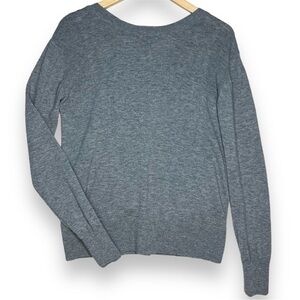 Lululemon Sunset Savasana Open Back Merino‎ Wool Pullover Sweater Gray Women's 6